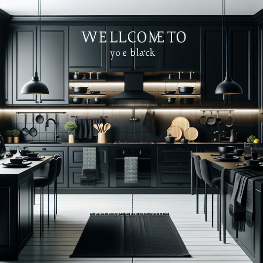 BLACK KITCHEN(ブラックキッチン)へようこそ~黒は好きですか?