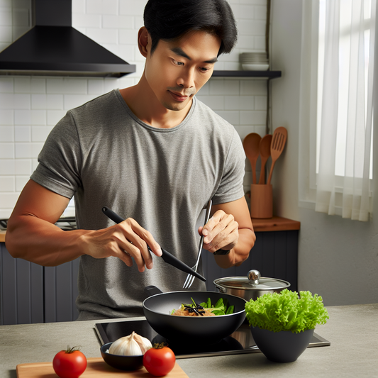黒い料理器具でカッコよく料理:男飯レシピとコツ