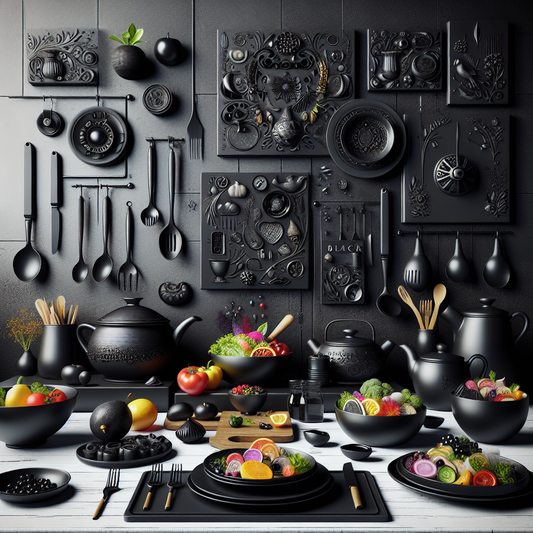 一味違うキッチンを目指す:黒いキッチン用品で差をつけるコツ