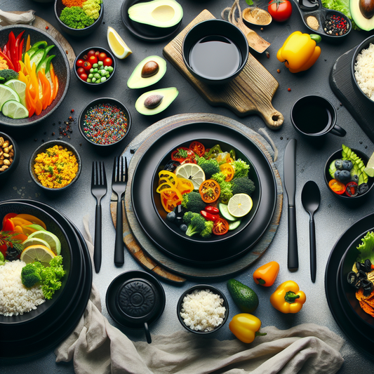 黒食器で変わる、普段の料理が特別なものに!意外と簡単なアレンジ術